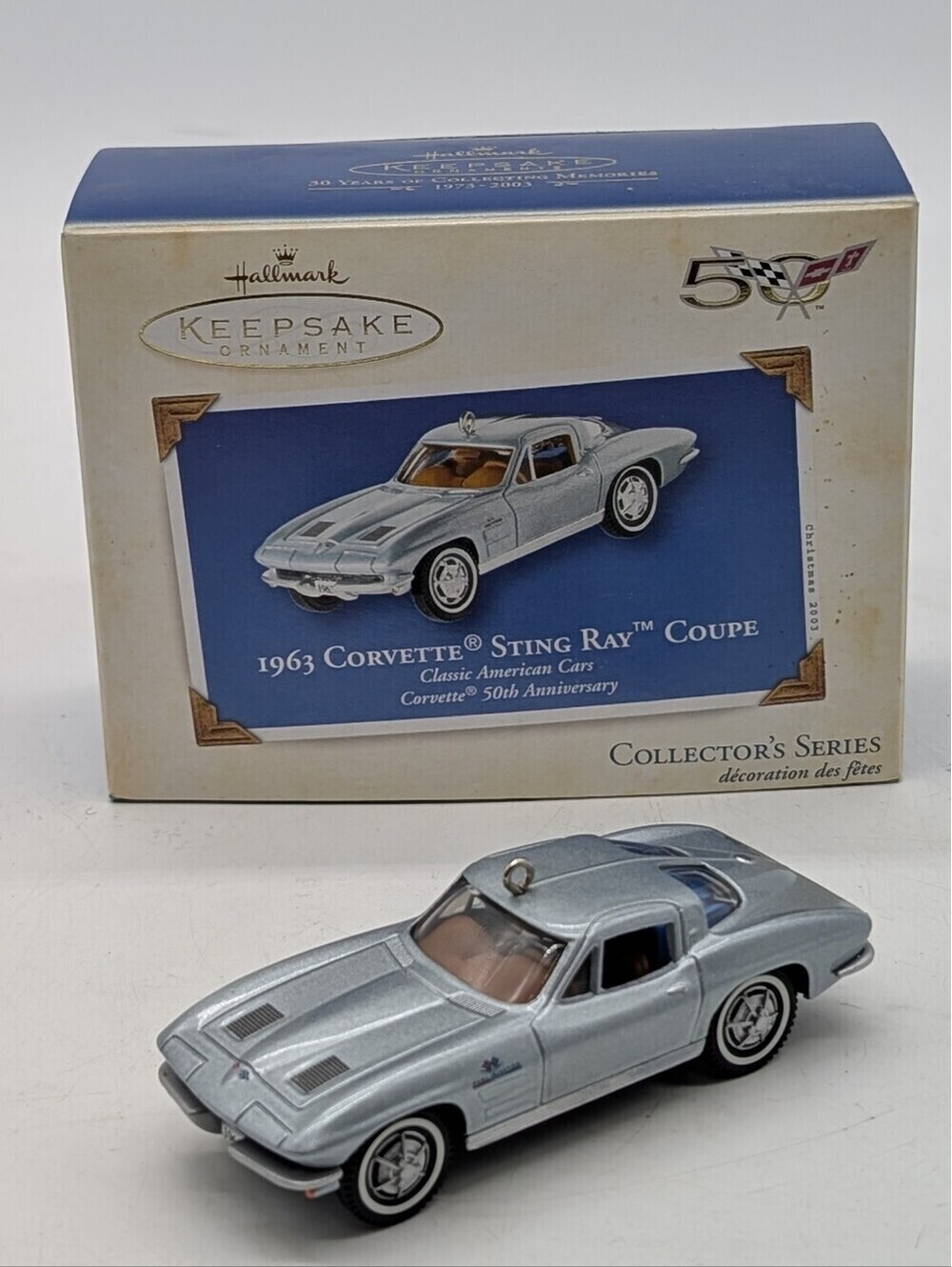 Hallmark Keepsake Ornament 1963 Corvette Sting Ray Coupe 2003 Classic American